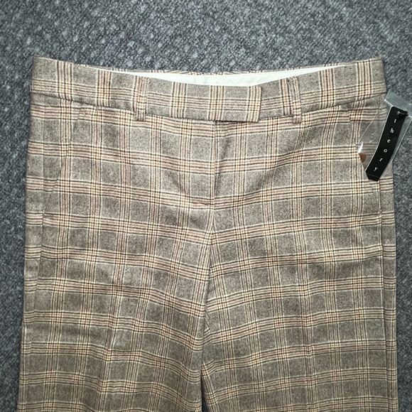 NWT Theory Gellar Chapter Plaid Wool Cropped Trouser, W10, nwt - Picture 14 of 15